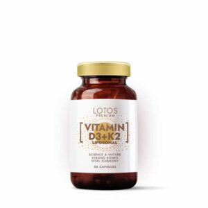 LOTOS Premium Vitamina D3 + K2 — 30 capsule