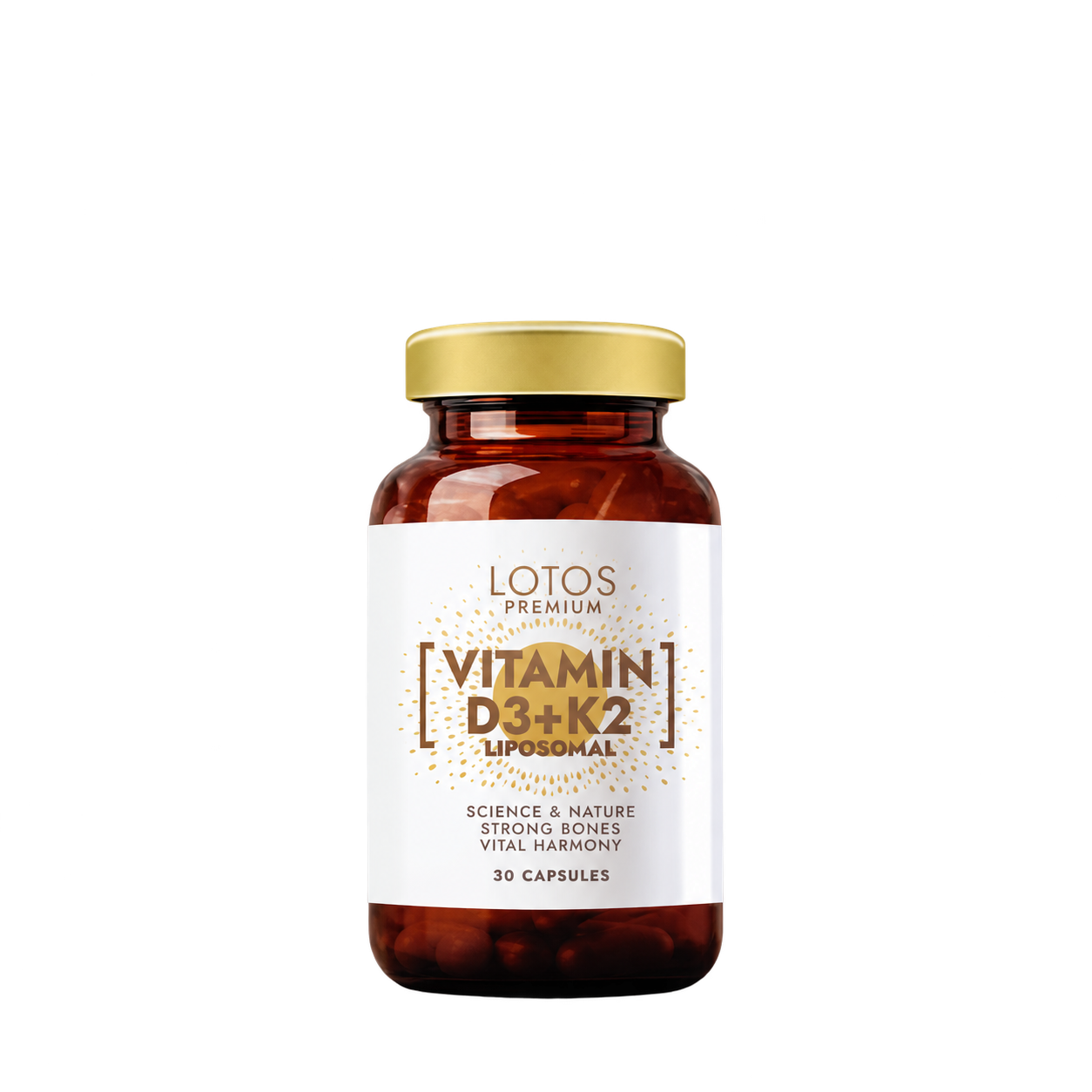 LOTOS PREMIUM Vitamina D3 + K2 lipozomală